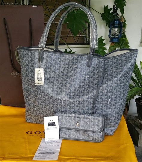 black and grey goyard|saint louis goyard price.